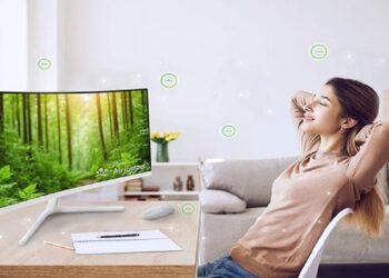 ASUS lanza sus monitores VU Air Ionizer con purificador de aire
