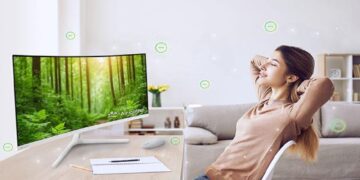 ASUS lanza sus monitores VU Air Ionizer con purificador de aire