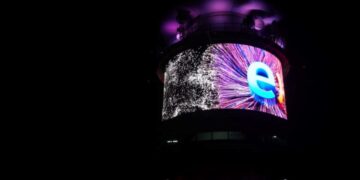 Torre Entel sorprende con una nueva pantalla de 360 grados